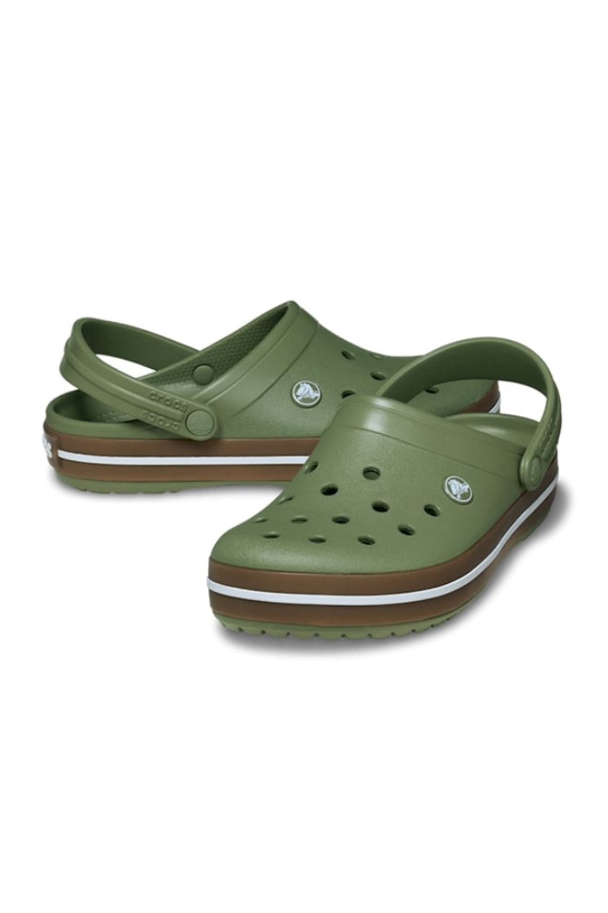Crocs Crocband Gum Unisex Terlik 212756-3BX Haki