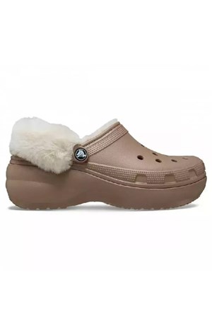 Crocs Classic Platform Fuzz Kadın Sandalet 212854-2Q9