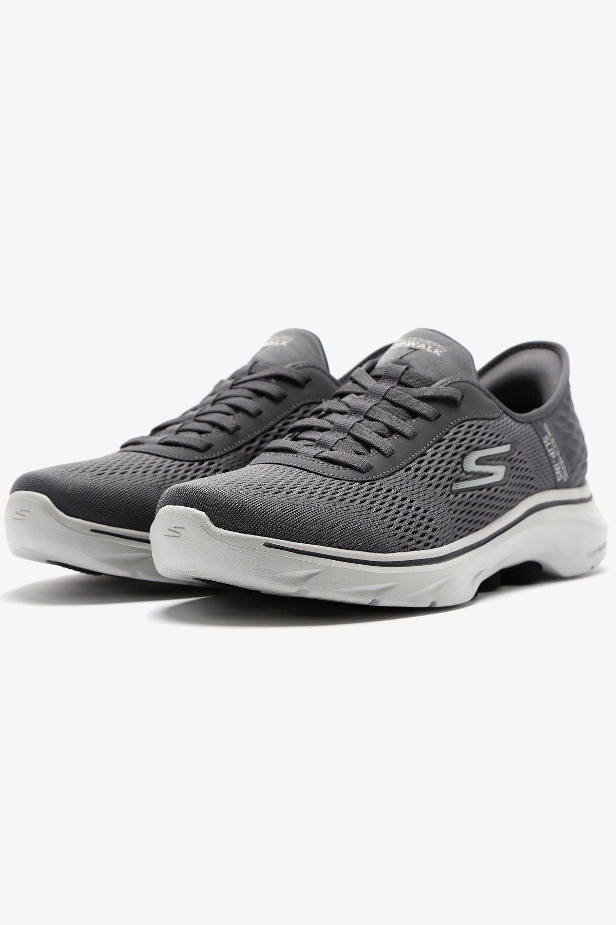 Skechers Go Walk 7 Free Hand 2 Erkek Spor Ayakkabı 216648 Gri
