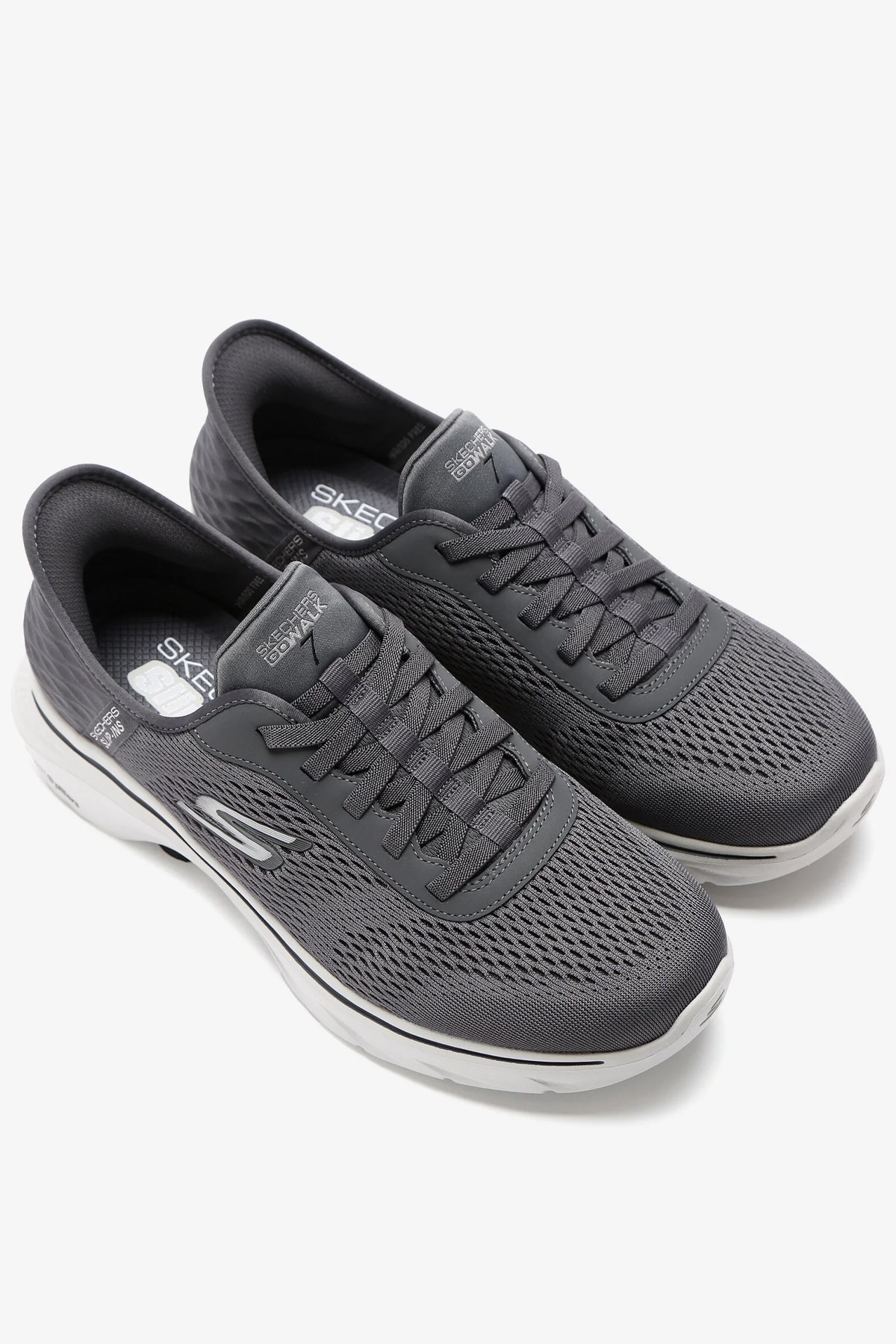 Skechers Go Walk 7 Free Hand 2 Erkek Spor Ayakkabı 216648 Gri