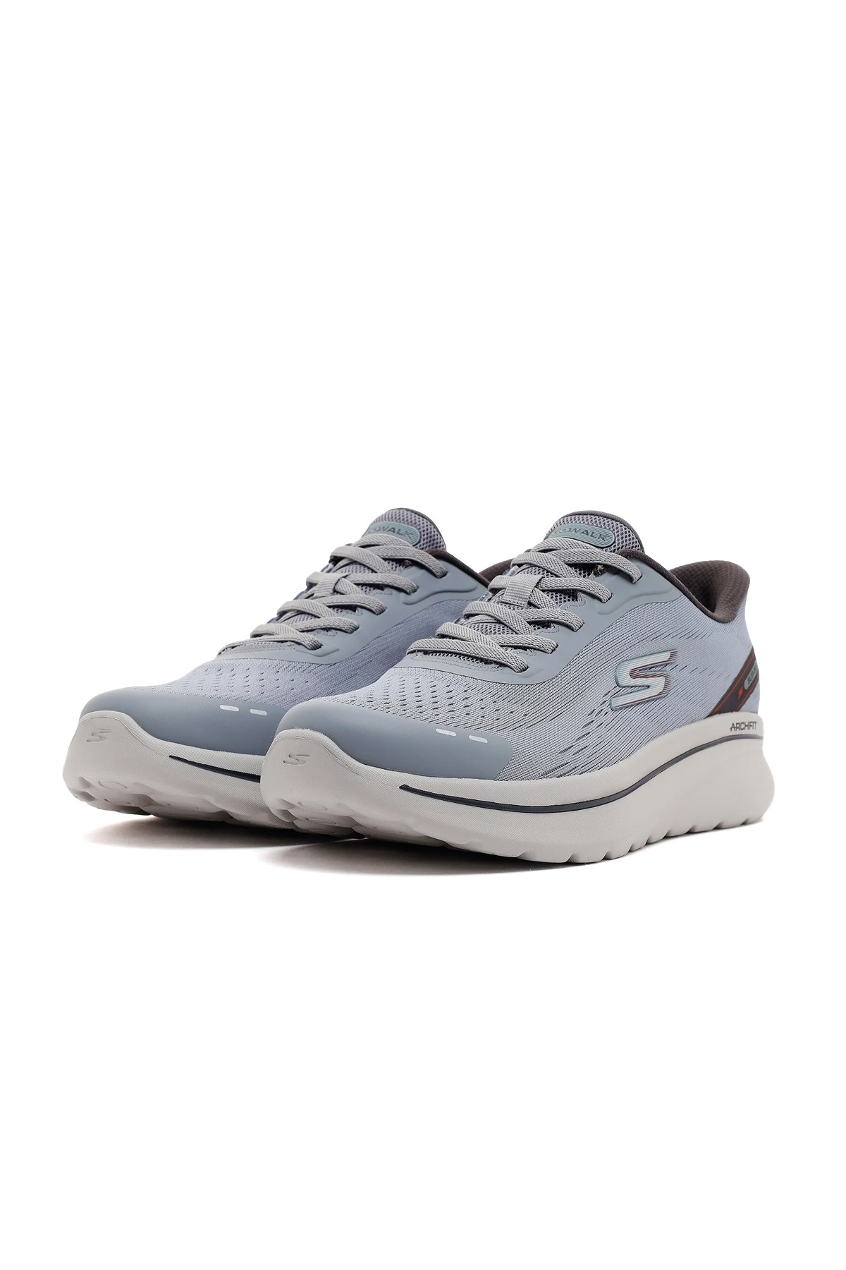 Skechers Go Walk Arch Fit Erkek Spor Ayakkabı 217075TK CHAR Gri