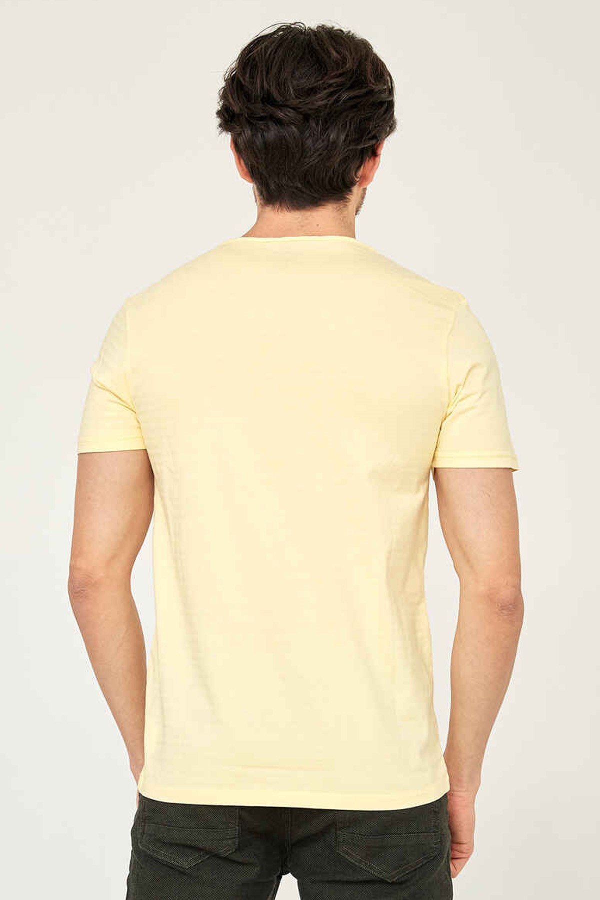 Cazador 4233 Erkek Tişört 21YCEEO04233 Sarı