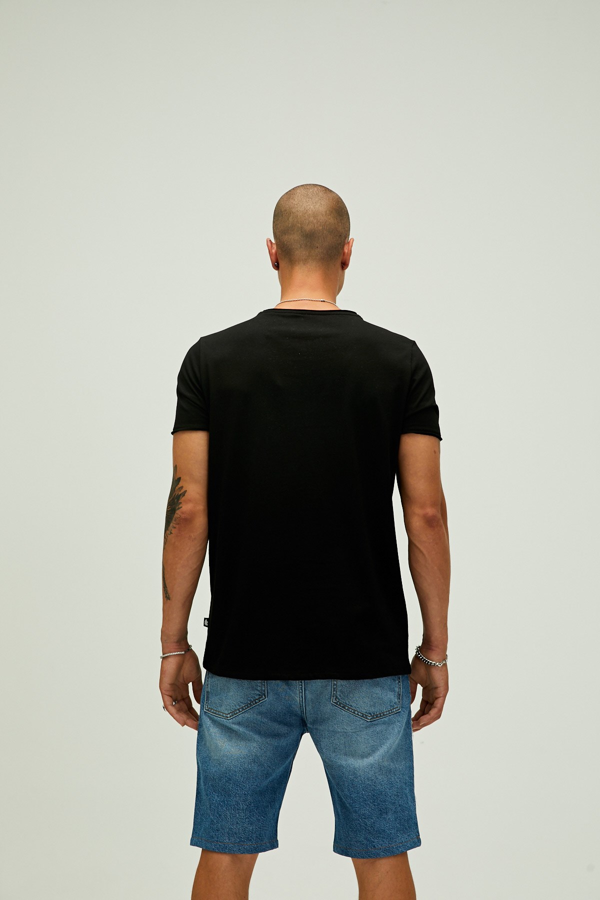 Bad Bear Snowfox Erkek Tişört 22.01.07.032 Siyah