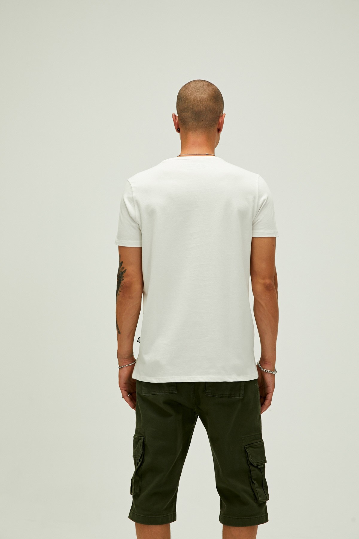 Bad Bear Adventure Erkek Tişört 22.01.07.040 Beyaz