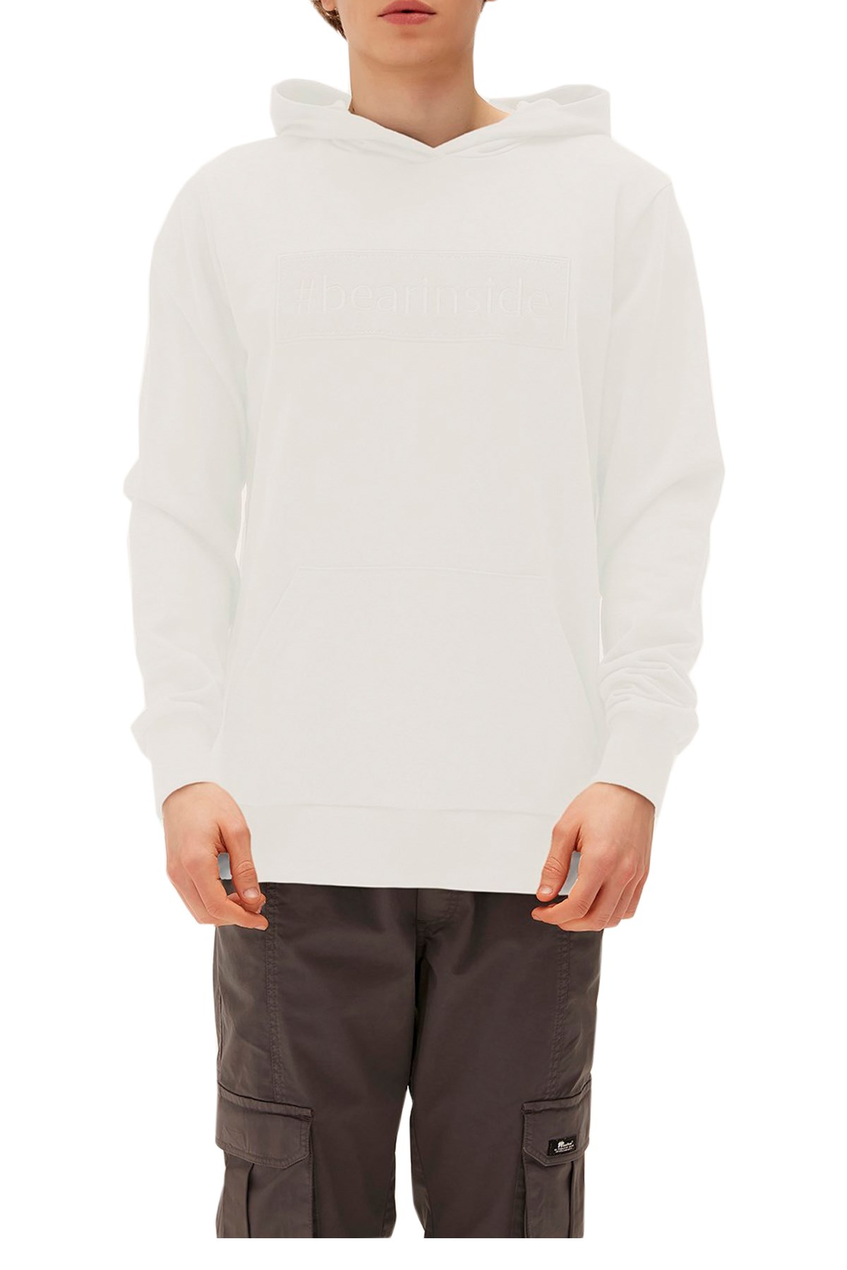 Bad Bear Erkek Sweatshirt 22.02.12.003 Beyaz