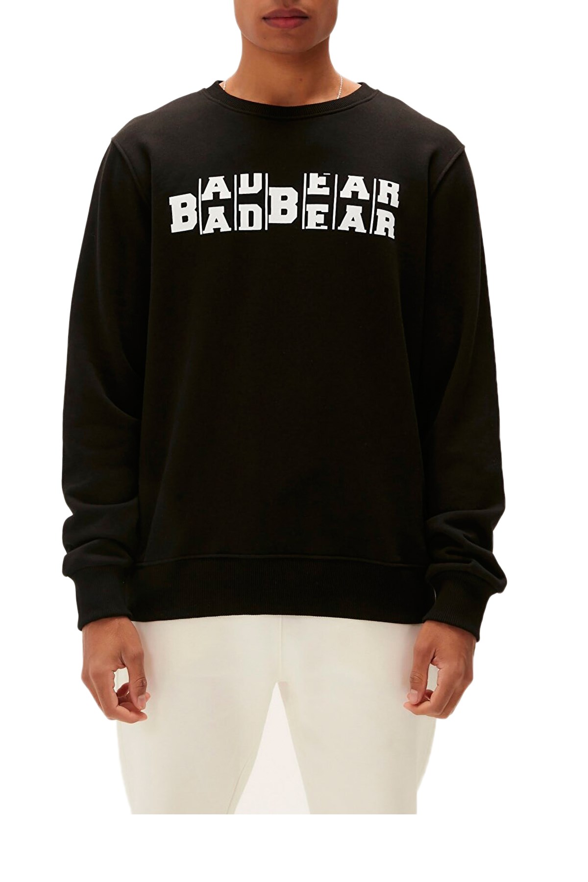 Bad Bear Counter Erkek Sweatshirt 22.02.12.009 Siyah