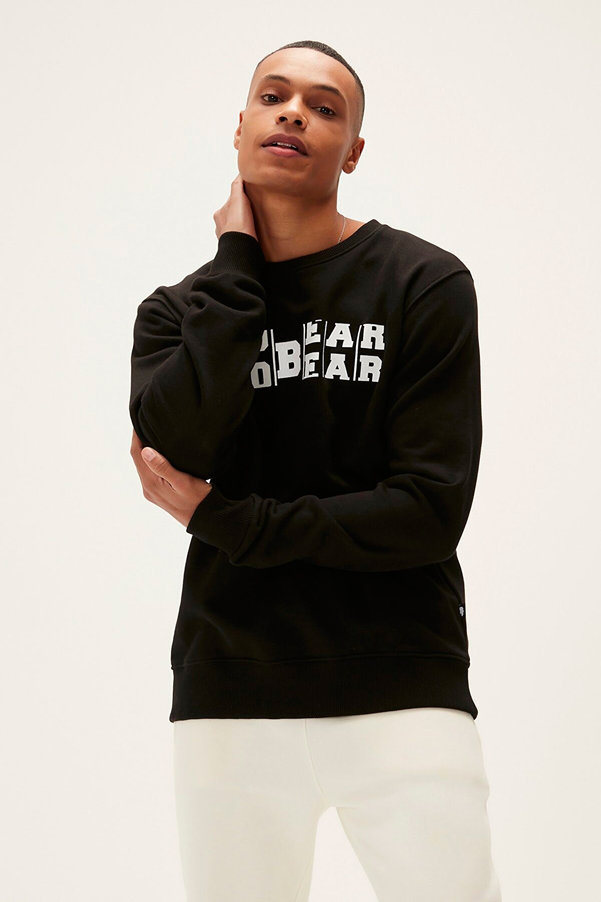 Bad Bear Counter Erkek Sweatshirt 22.02.12.009 Siyah