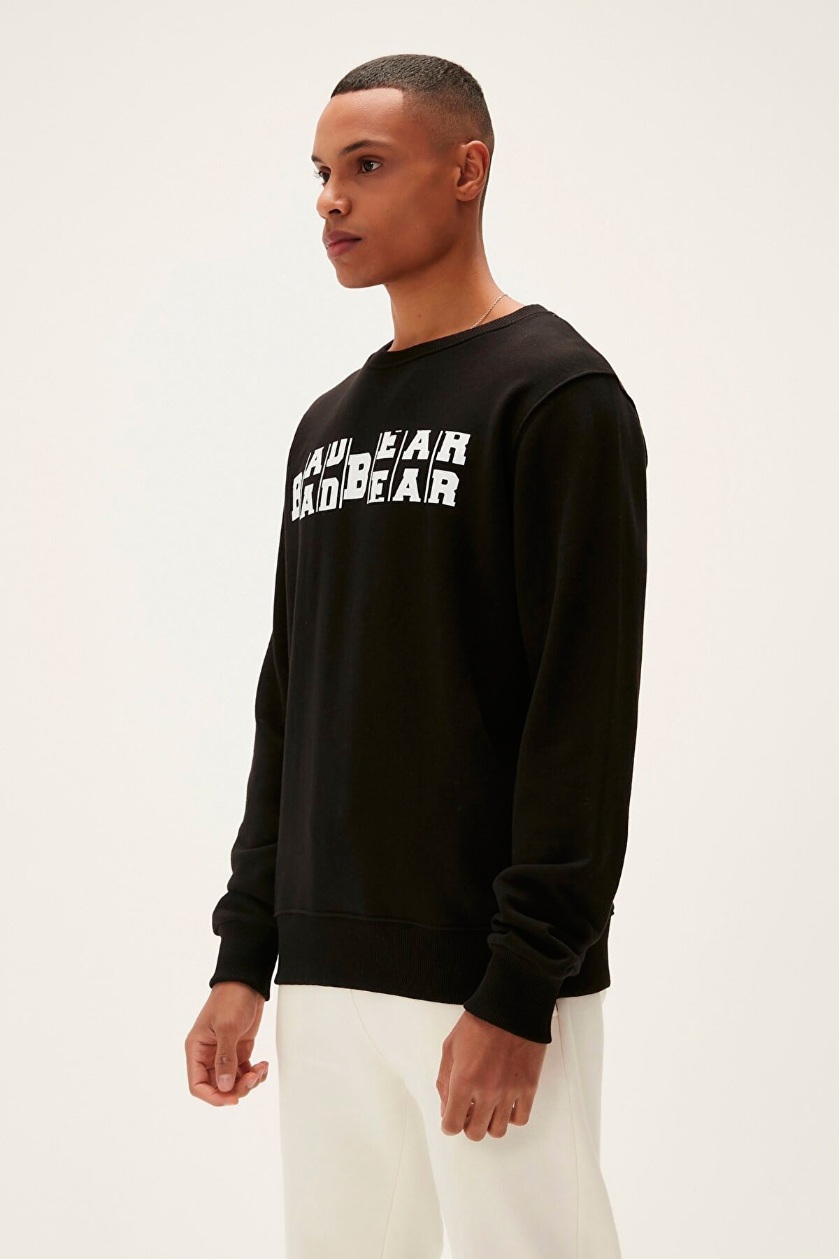 Bad Bear Counter Erkek Sweatshirt 22.02.12.009 Siyah