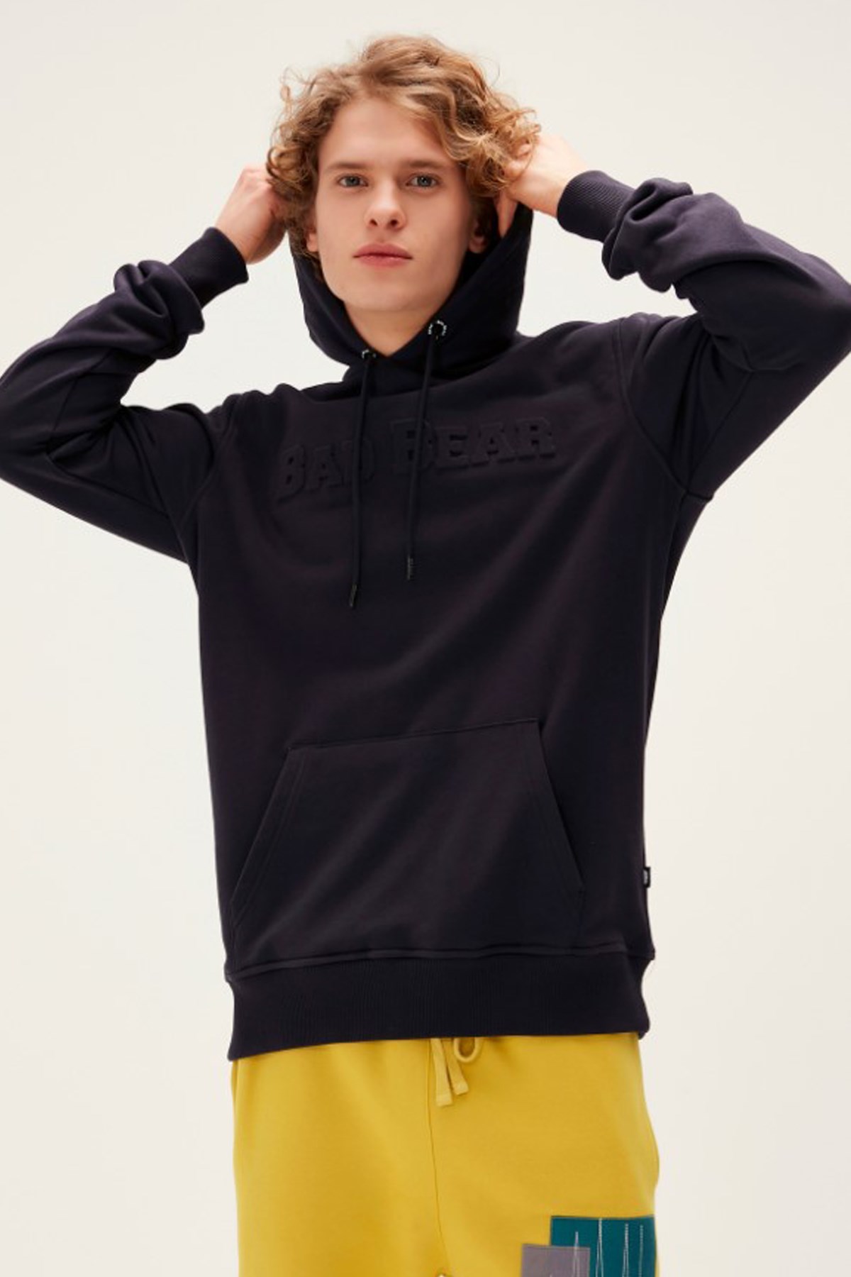 Bad Bear Pucker Bear Erkek Sweatshirt 22.02.12.014 Siyah