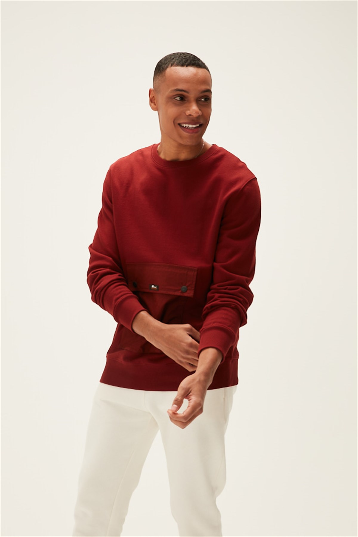 Bad Bear Erkek Sweatshirt 22.02.12.017 Kırmızı