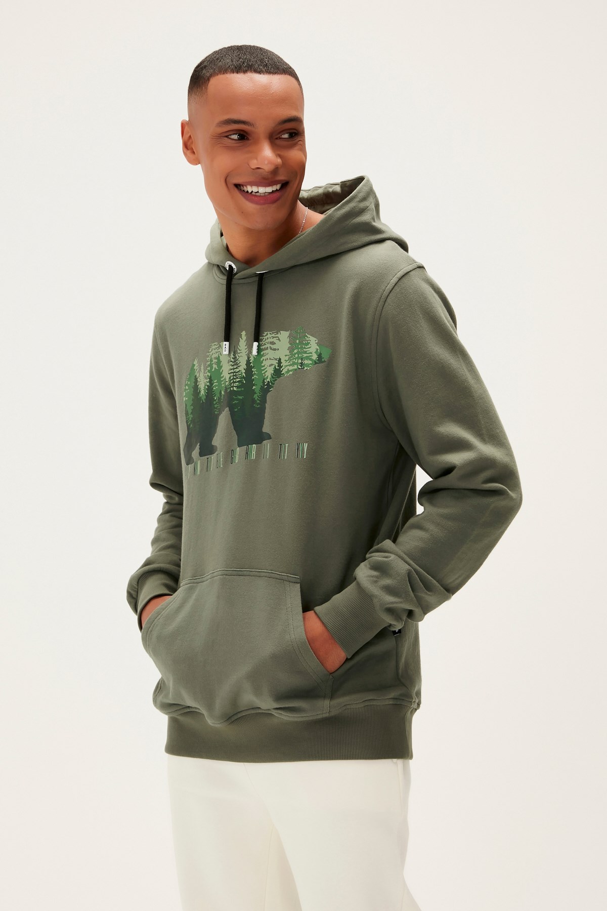 Bad Bear Integrity Erkek Sweatshirt 22.02.12.021 Haki