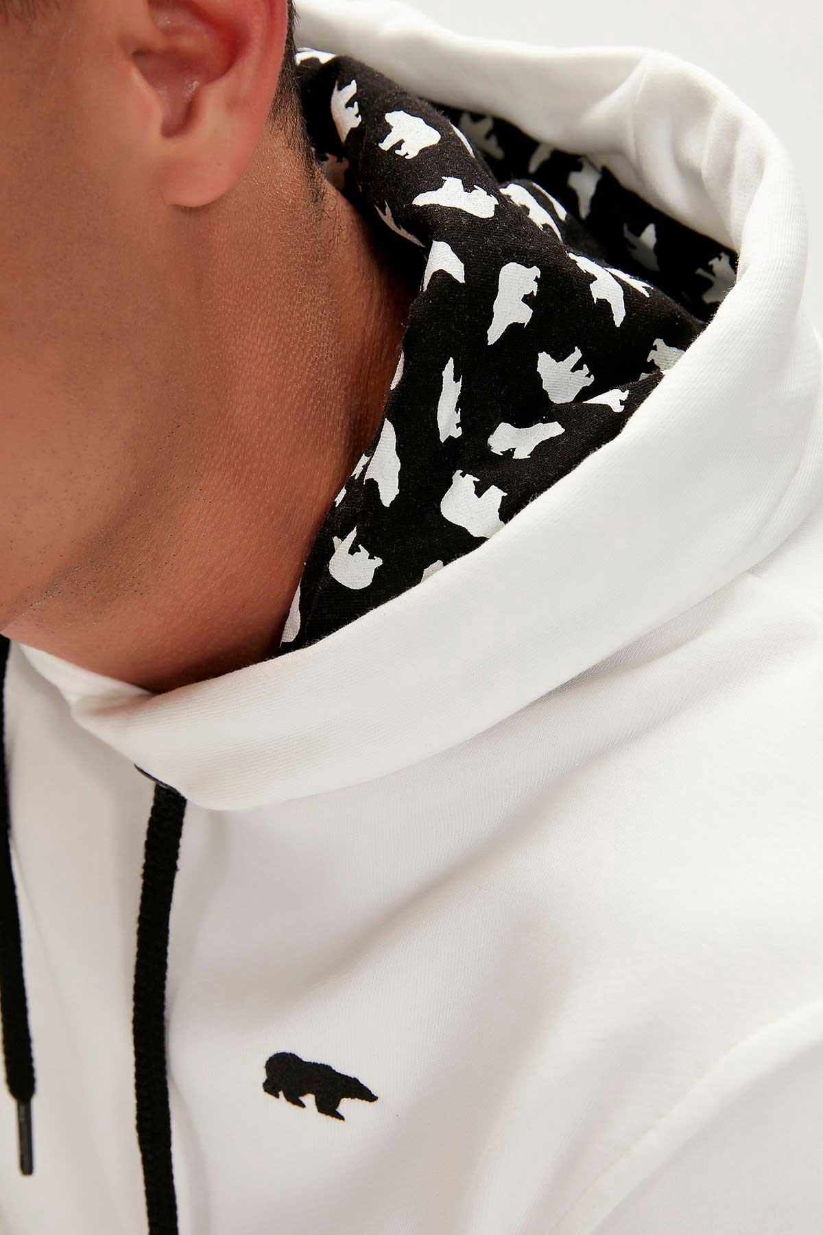 Bad Bear Erkek Sweatshirt 22.02.12.032-C04 Beyaz