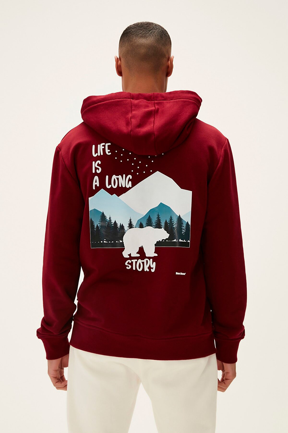 Bad Bear Long Story Erkek Sweatshirt 22.02.12.034 Kırmızı