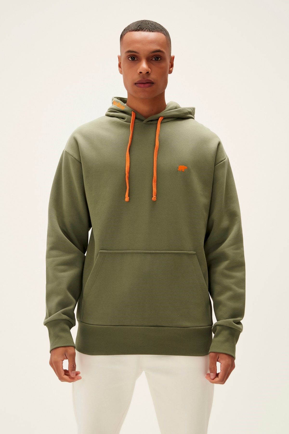 Bad Bear Blaze Hoodie Erkek Sweatshirt 22.02.12.037-C123 Yeşil