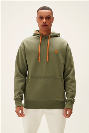 Bad Bear Blaze Hoodie Erkek Sweatshirt 22.02.12.037-C123 Yeşil
