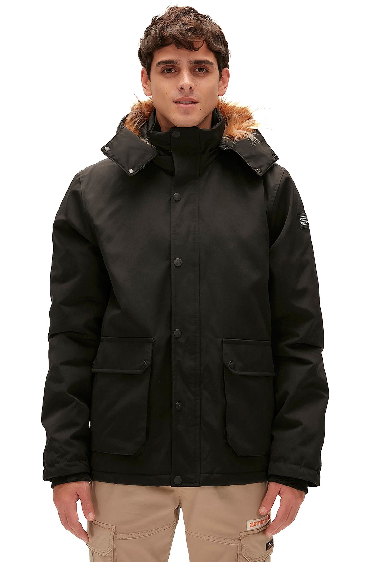 Bad Bear Erkek Mont 22.02.13.004 Siyah