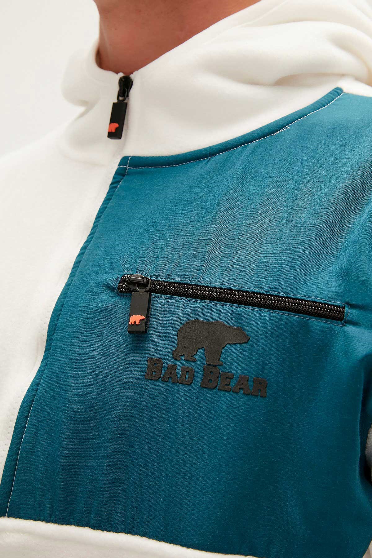 Bad Bear Erkek Polar Sweatshirt 22.02.21.001 Beyaz