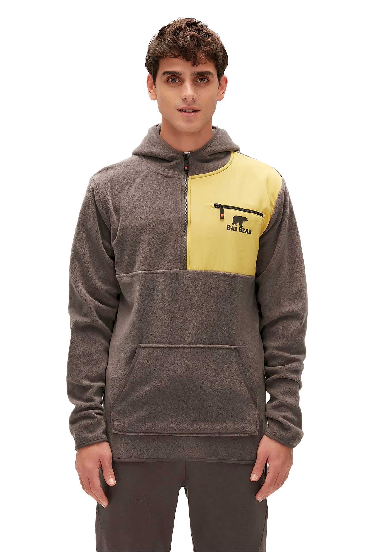 Bad Bear Erkek Polar Sweatshirt 22.02.21.001 Gri