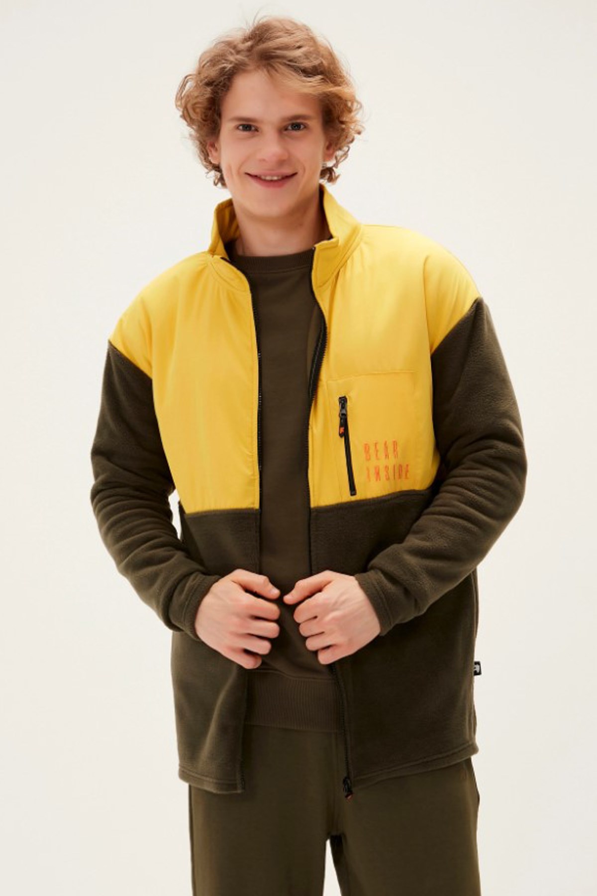 Bad Bear Erkek Polar Sweatshirt 22.02.21.002 Haki