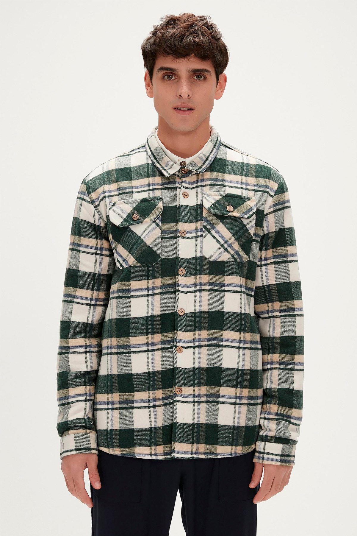 Bad Bear Erkek Gömlek  22.02.30.001-C13 Yeşil