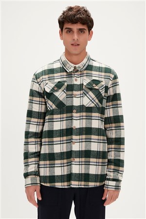 Bad Bear Erkek Gömlek  22.02.30.001-C13 Yeşil