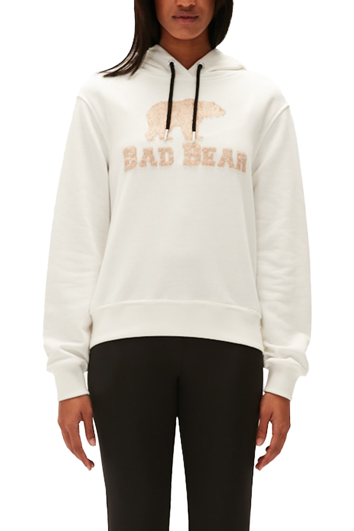 Bad Bear Kadın Sweatshirt 22.04.12.008 Beyaz
