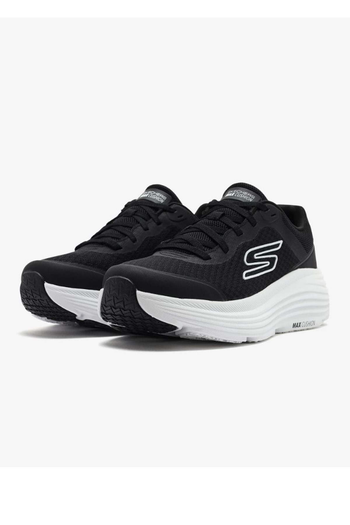 Skechers Max Cushioning Erkek Spor Ayakkabı 220613 BKW Siyah