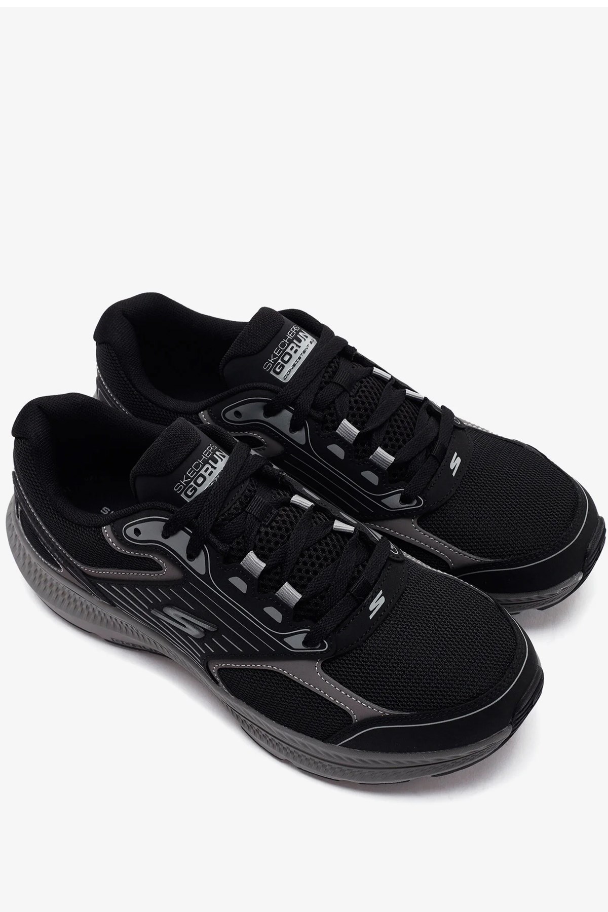 Skechers Go Run Consistent 2.0 Erkek Spor Ayakkabı 220866 BKCC Siyah