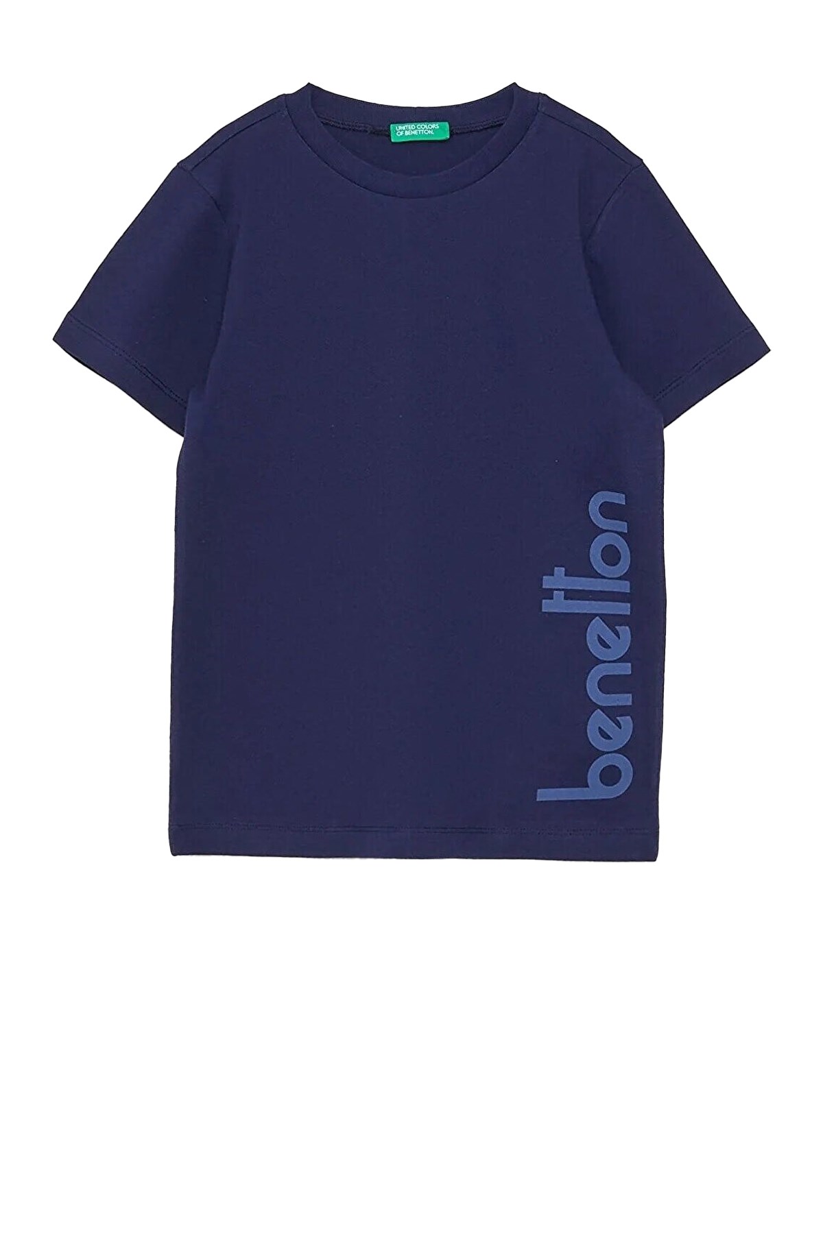 Benetton Çocuk Tişört 222A3096C10CH Lacivert