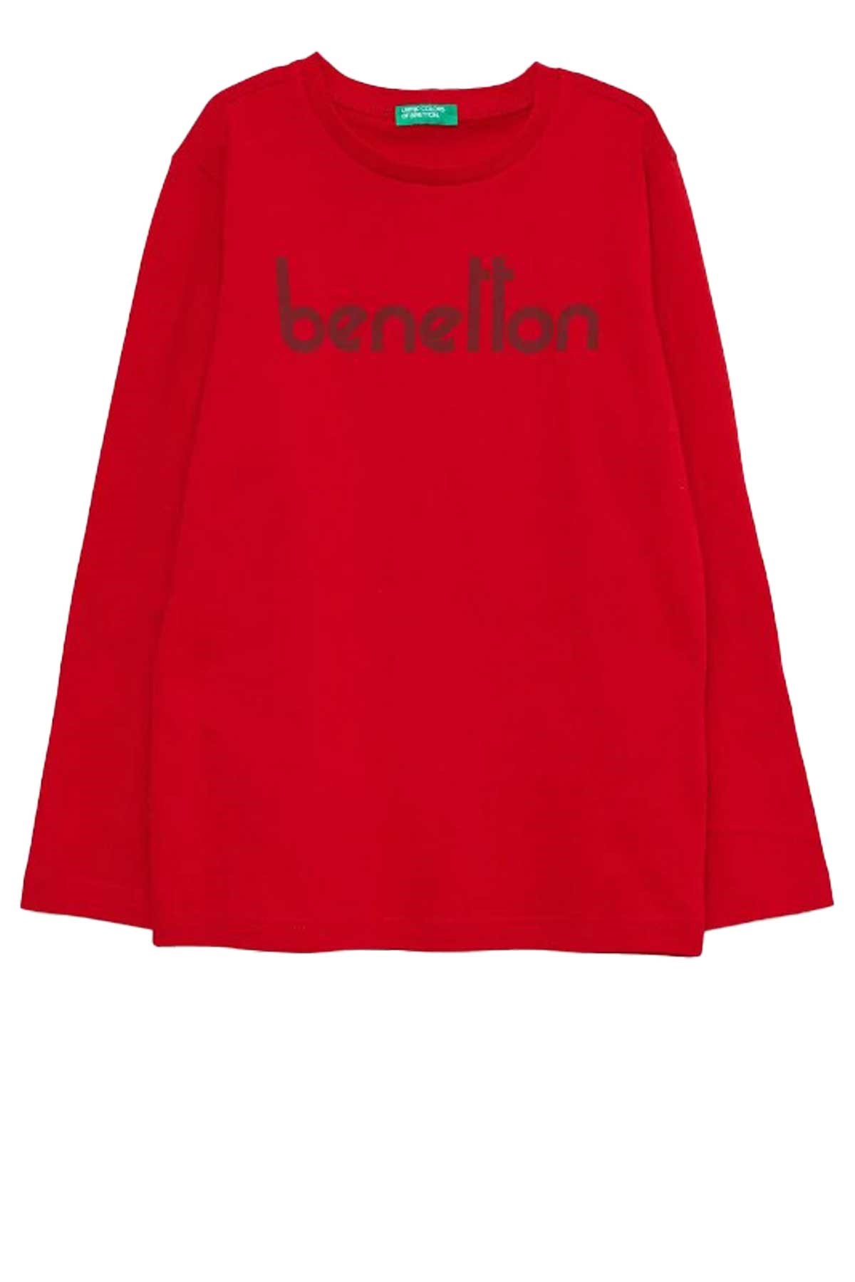 Benetton Çocuk Tişört 222A3096C10CJ Kırmızı
