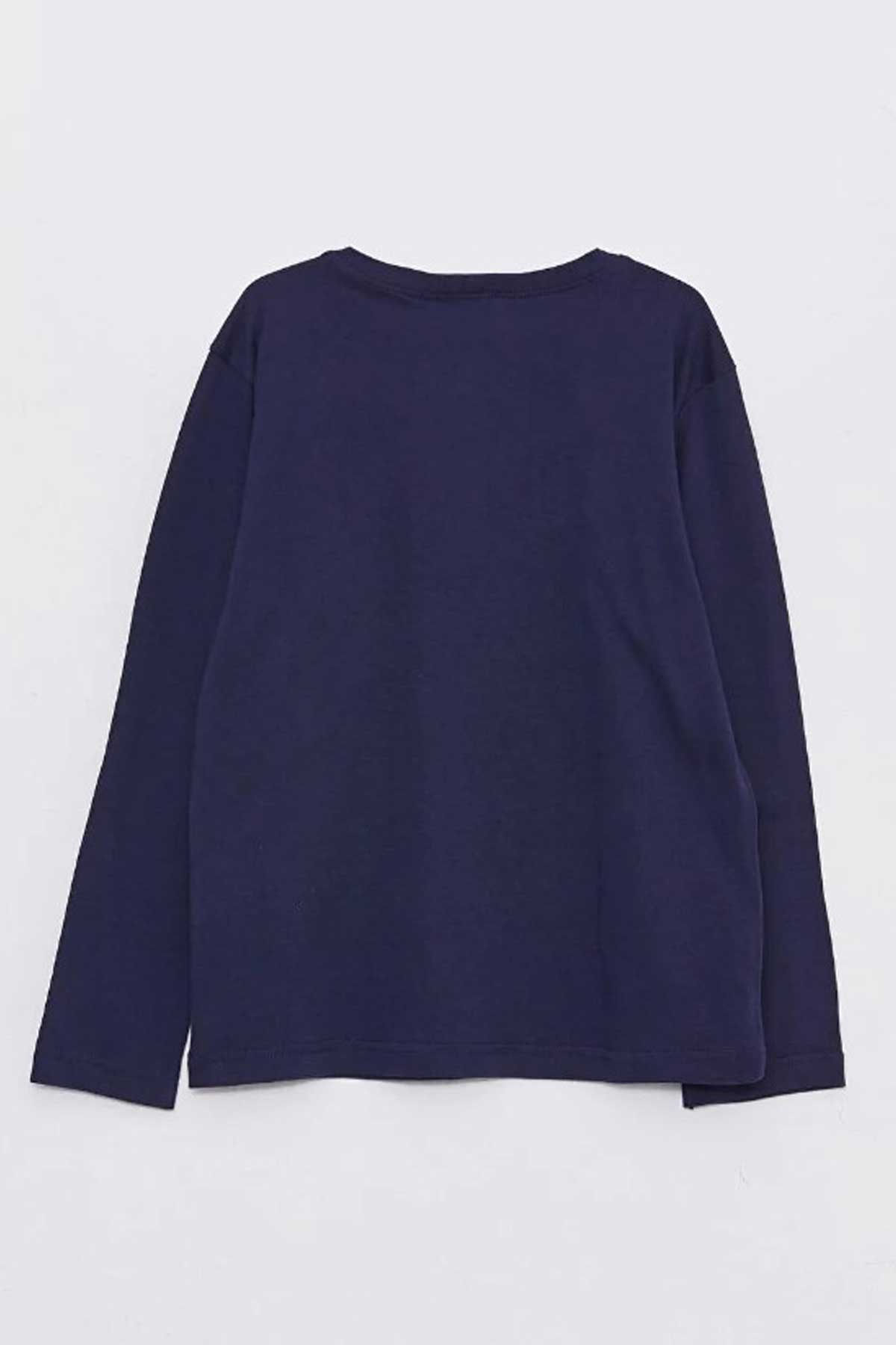 Benetton Çocuk Tişört 222A3096C10CJ Lacivert