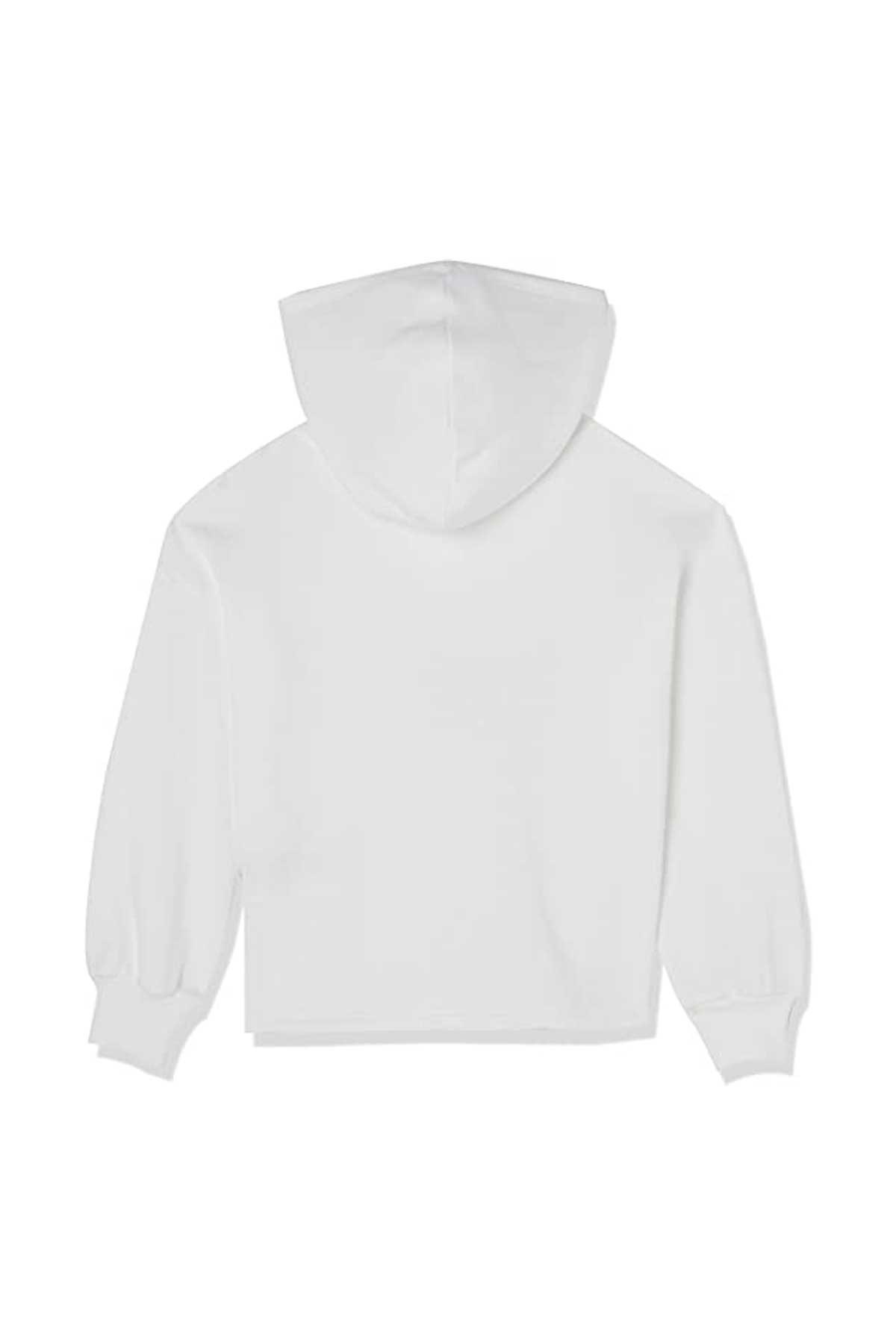 Benetton Çocuk Sweatshirt 222A3J68C202K Beyaz