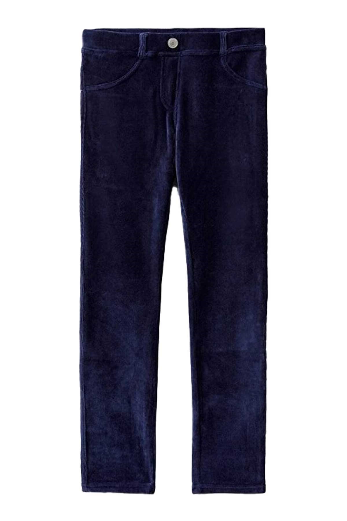Benetton Çocuk Kadife Jegging 222A4DZBCE00R Lacivert