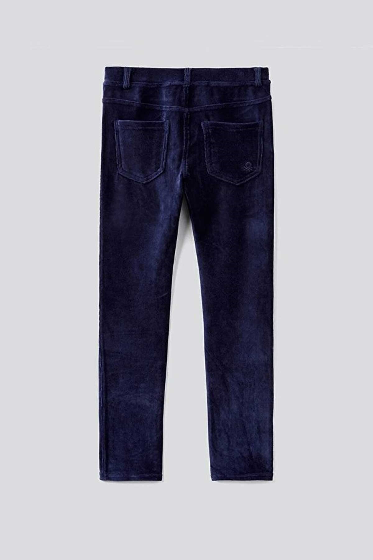 Benetton Çocuk Kadife Jegging 222A4DZBCE00R Lacivert