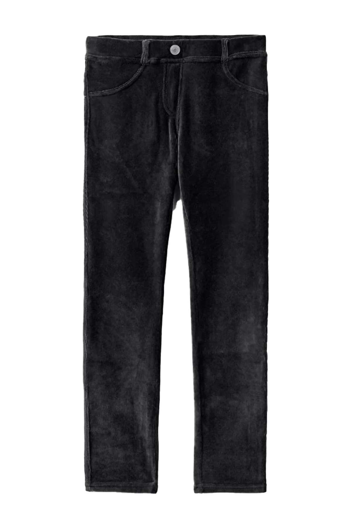 Benetton Çocuk Kadife Jegging 222A4DZBCE00R Siyah