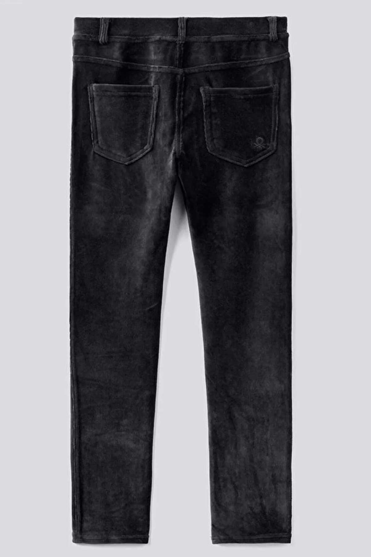 Benetton Çocuk Kadife Jegging 222A4DZBCE00R Siyah