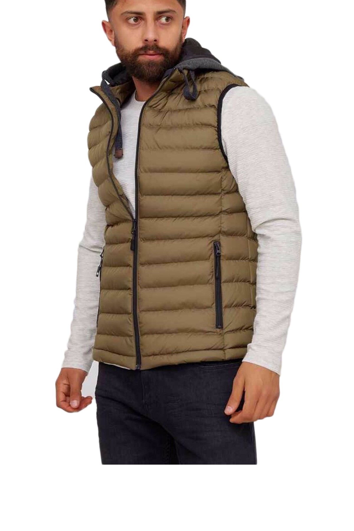 Cazador Micro Erkek Yelek CAZ 1002 Haki