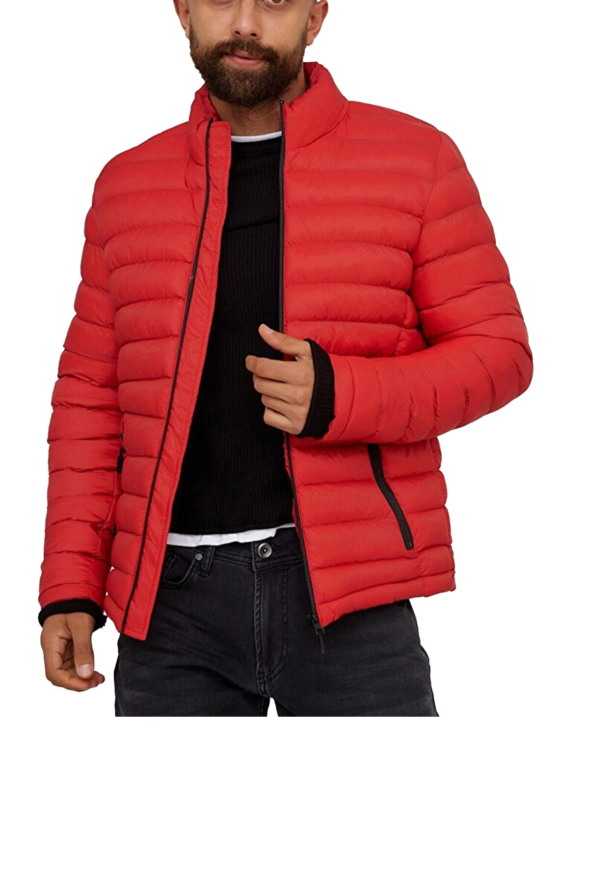 Cazador Micro Erkek Mont CAZ 1016 Kırmızı