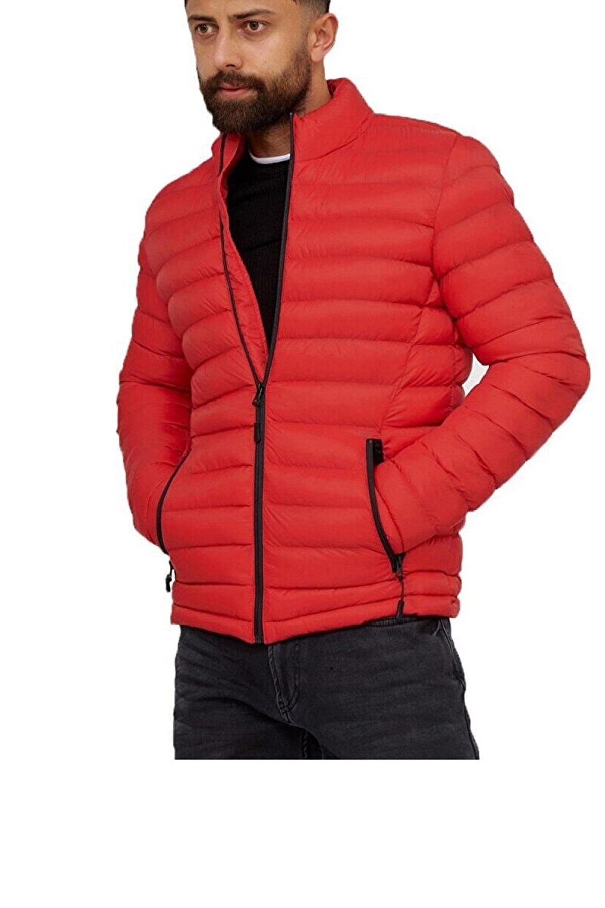 Cazador Micro Erkek Mont CAZ 1016 Kırmızı