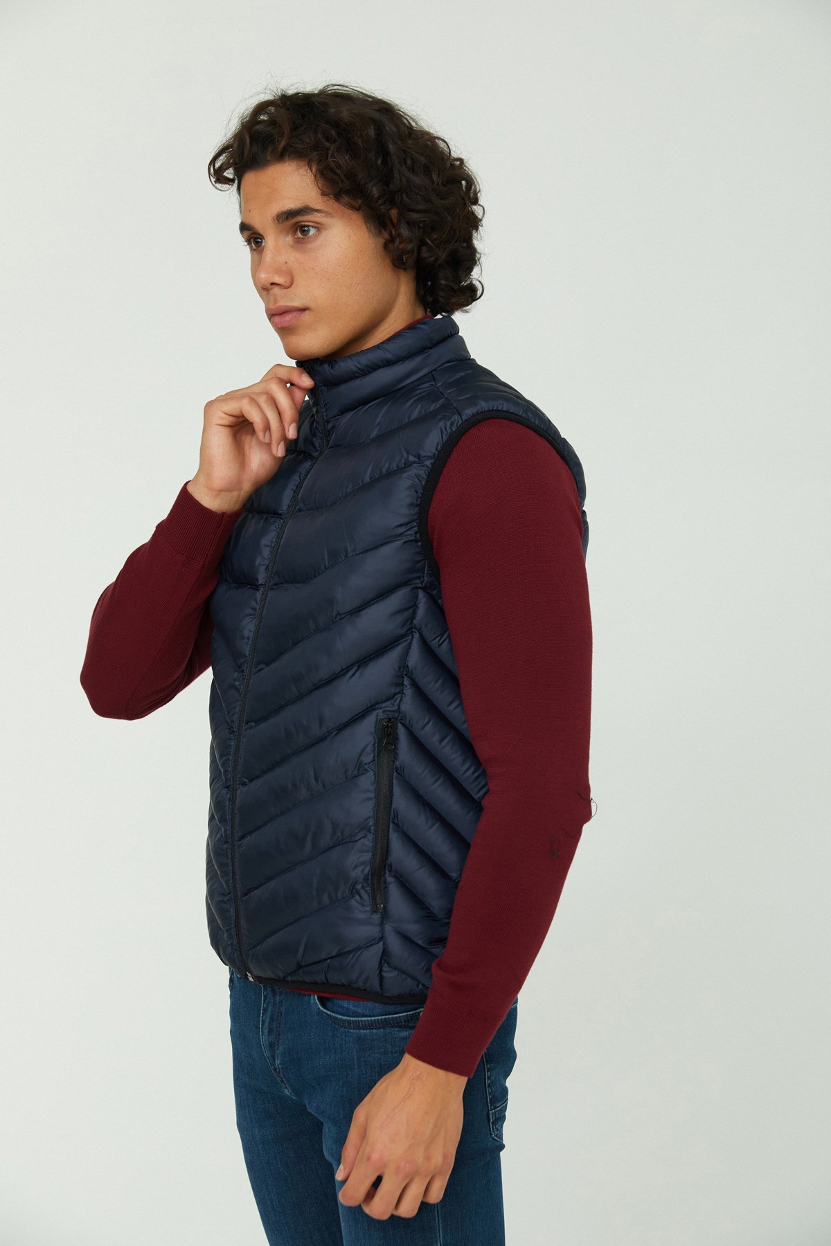 Cazador Micro Erkek Yelek CAZ 1023 Lacivert