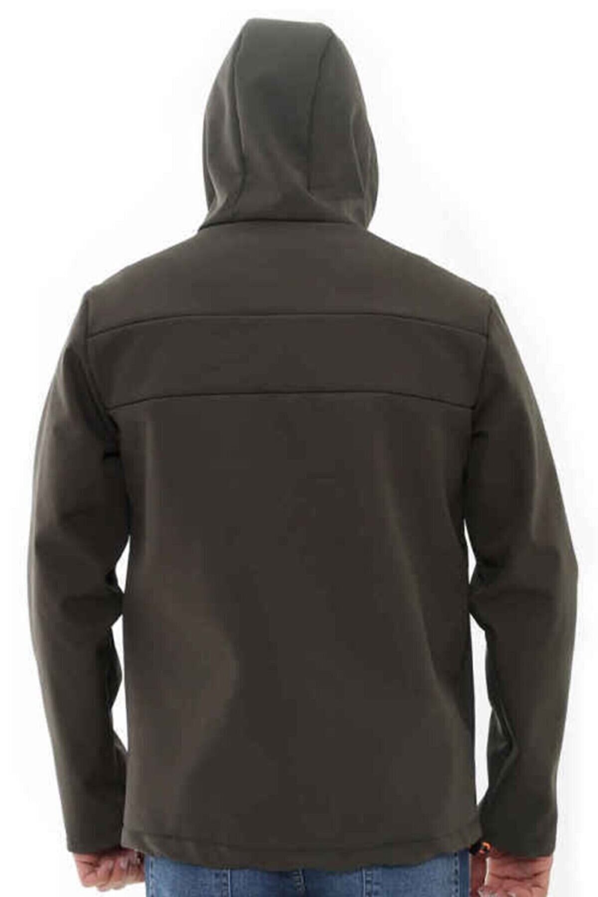 Cazador Kapüşonlu Erkek Mont Softshell CAZ 1047 Haki
