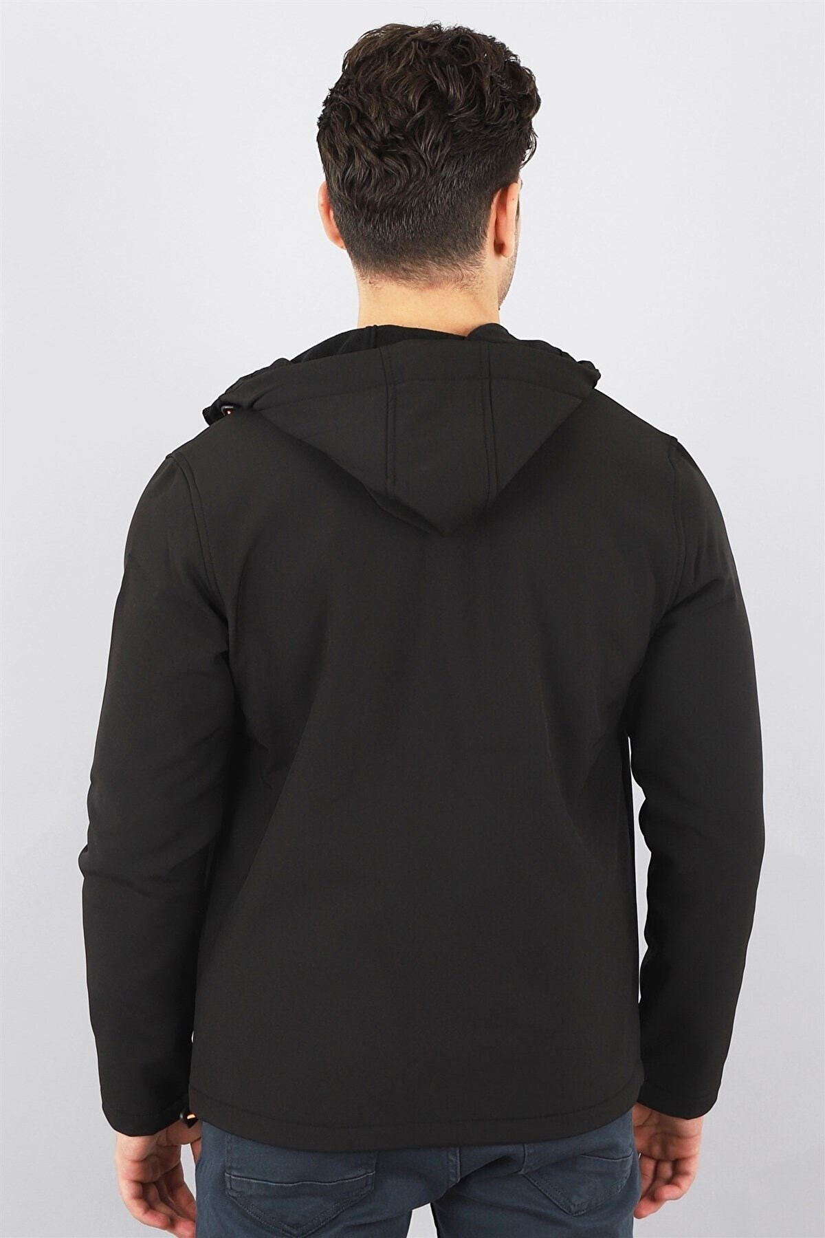 Cazador Kapüşonlu Erkek Mont Softshell CAZ 1047 Siyah