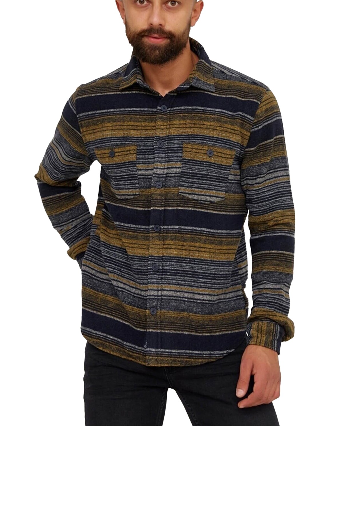 Cazador Oduncu Erkek Gömlek CAZ 2010 Sarı