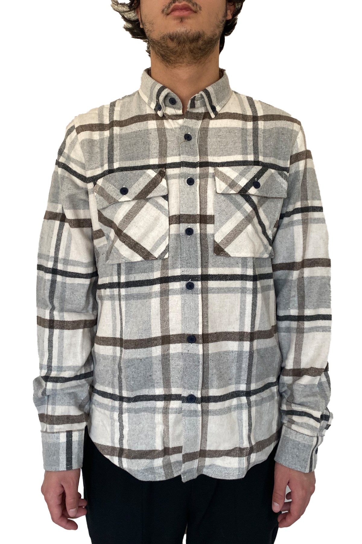 Cazador Oduncu Erkek Gömlek CAZ 2023 Kahverengi