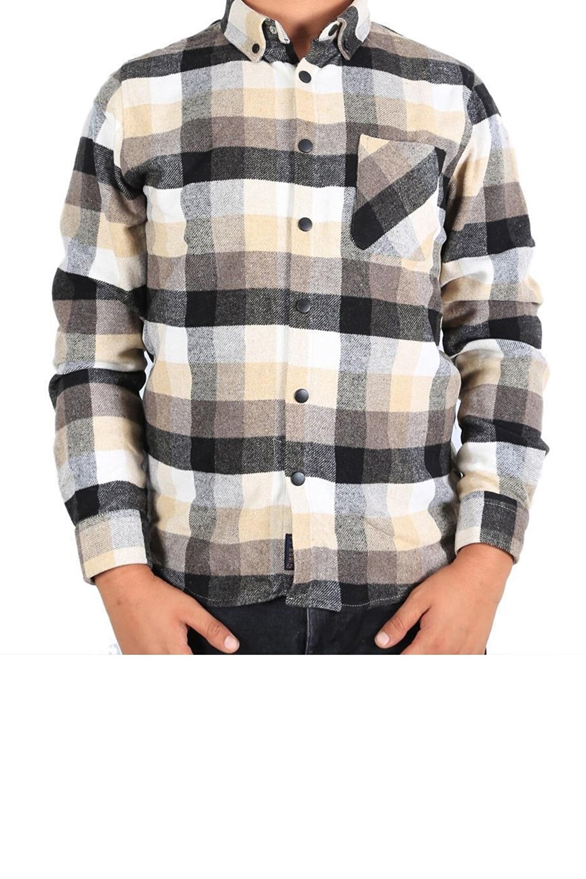 Cazador Oduncu Erkek Gömlek CAZ 2029 Bej