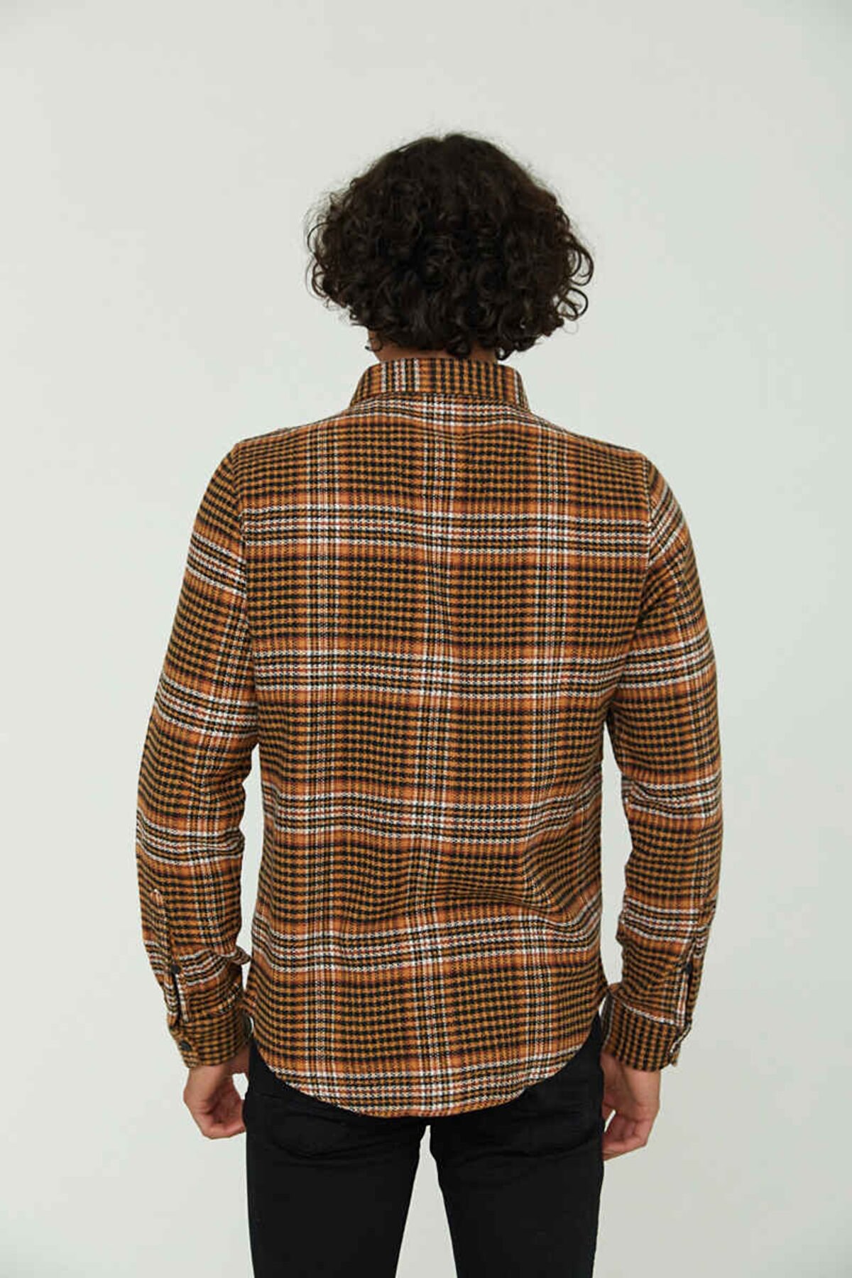 Cazador Oduncu Erkek Gömlek CAZ 2063 Kahverengi