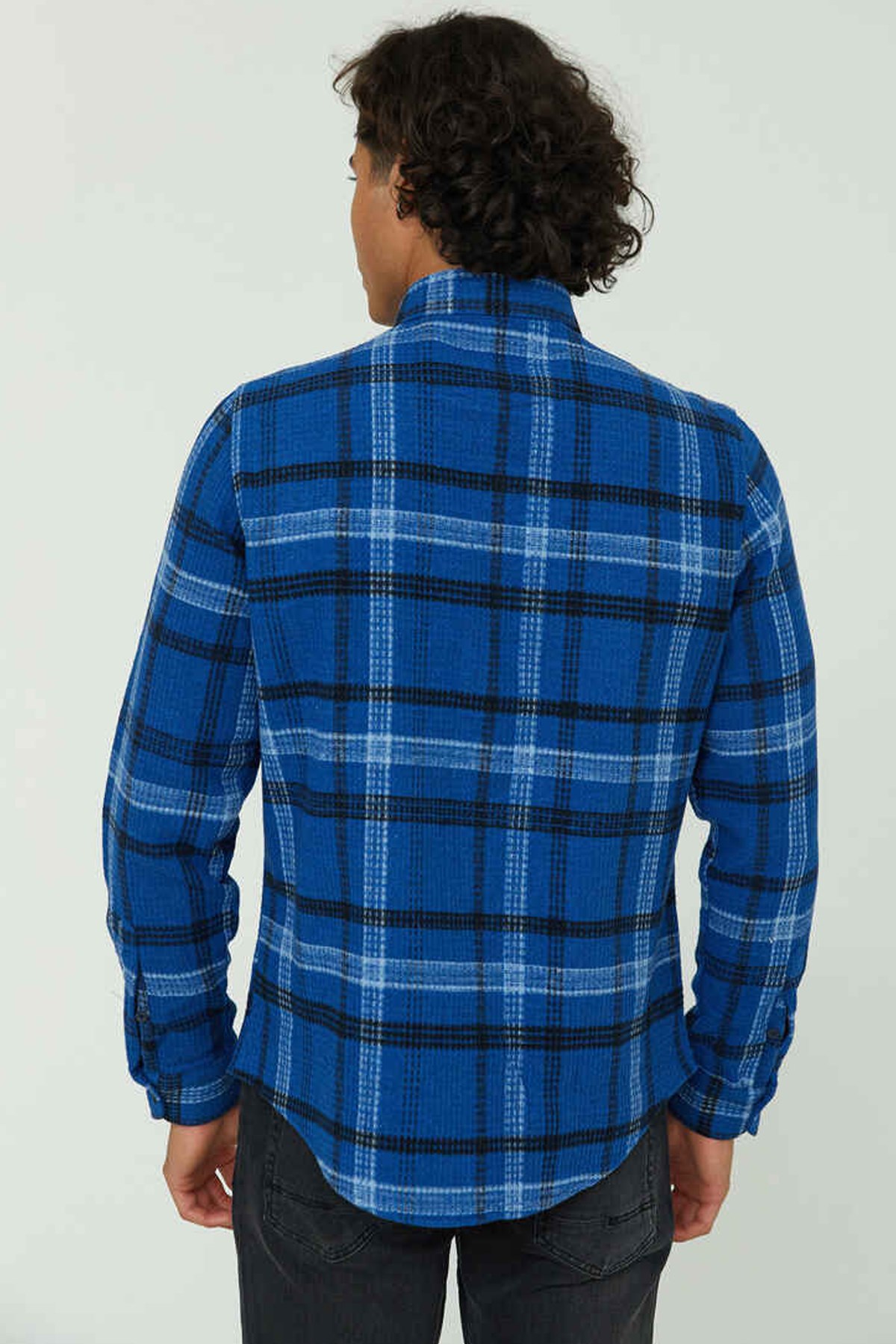 Cazador Oduncu Erkek Gömlek CAZ 2063 Mavi