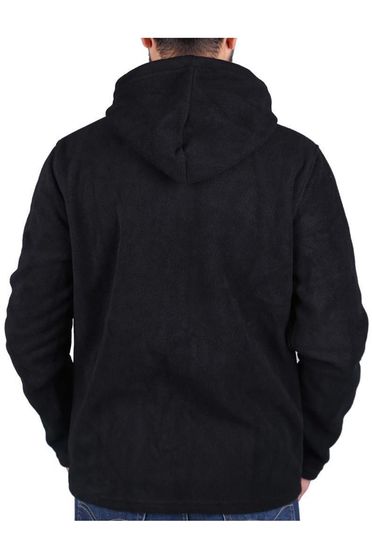 Cazador Polar Kapüşonlu Erkek Hırka CAZ 5007 Siyah