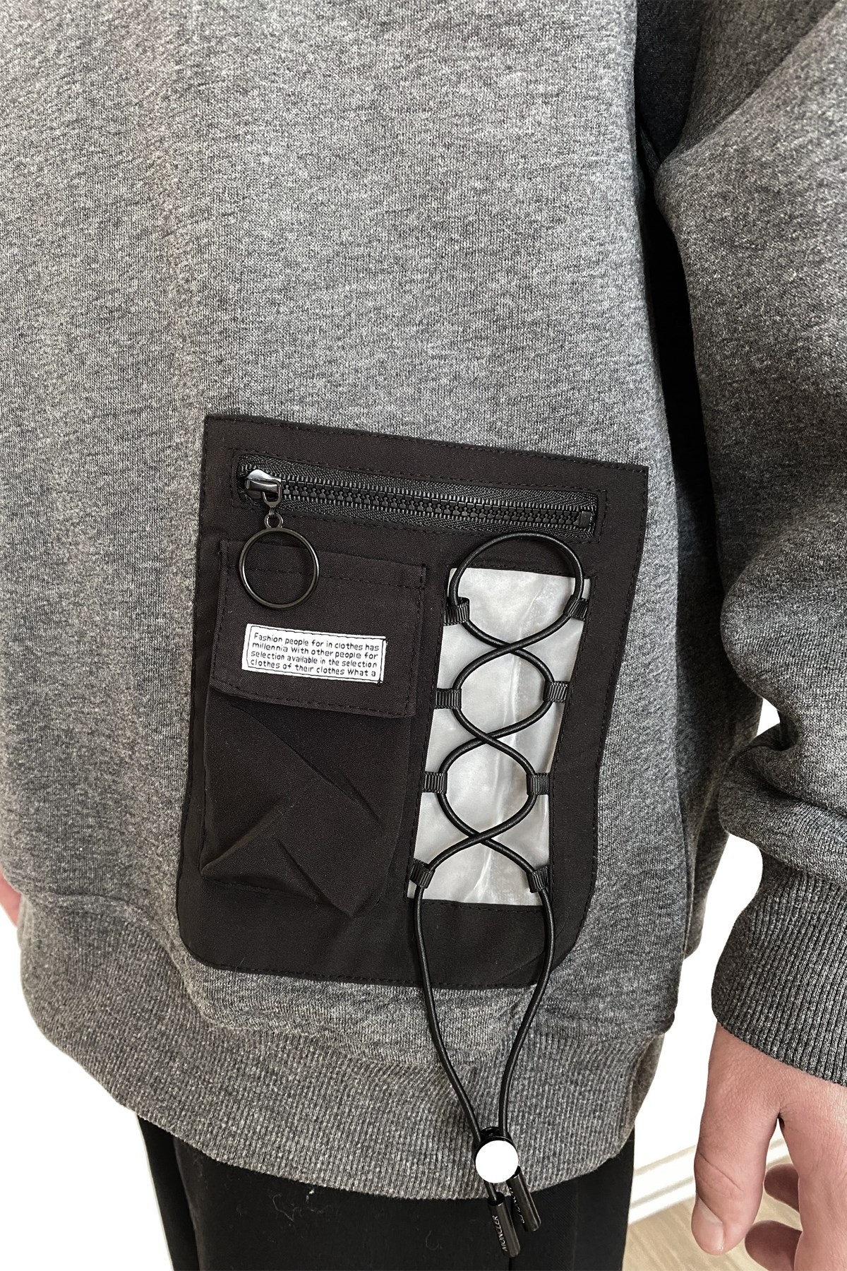 Cazador Erkek Sweatshirt CAZ 5023 Antrasit