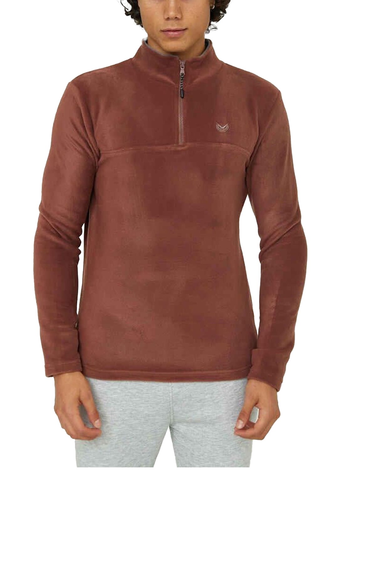 Cazador Polar Erkek Sweatshirt CAZ 5032 Pembe